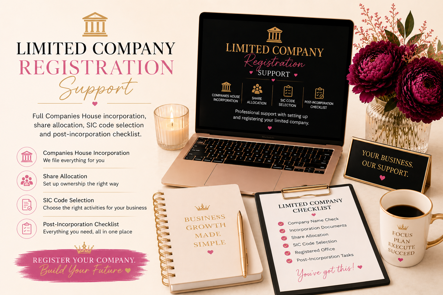 Explore limited company registration support from DigitalBizWithLindy