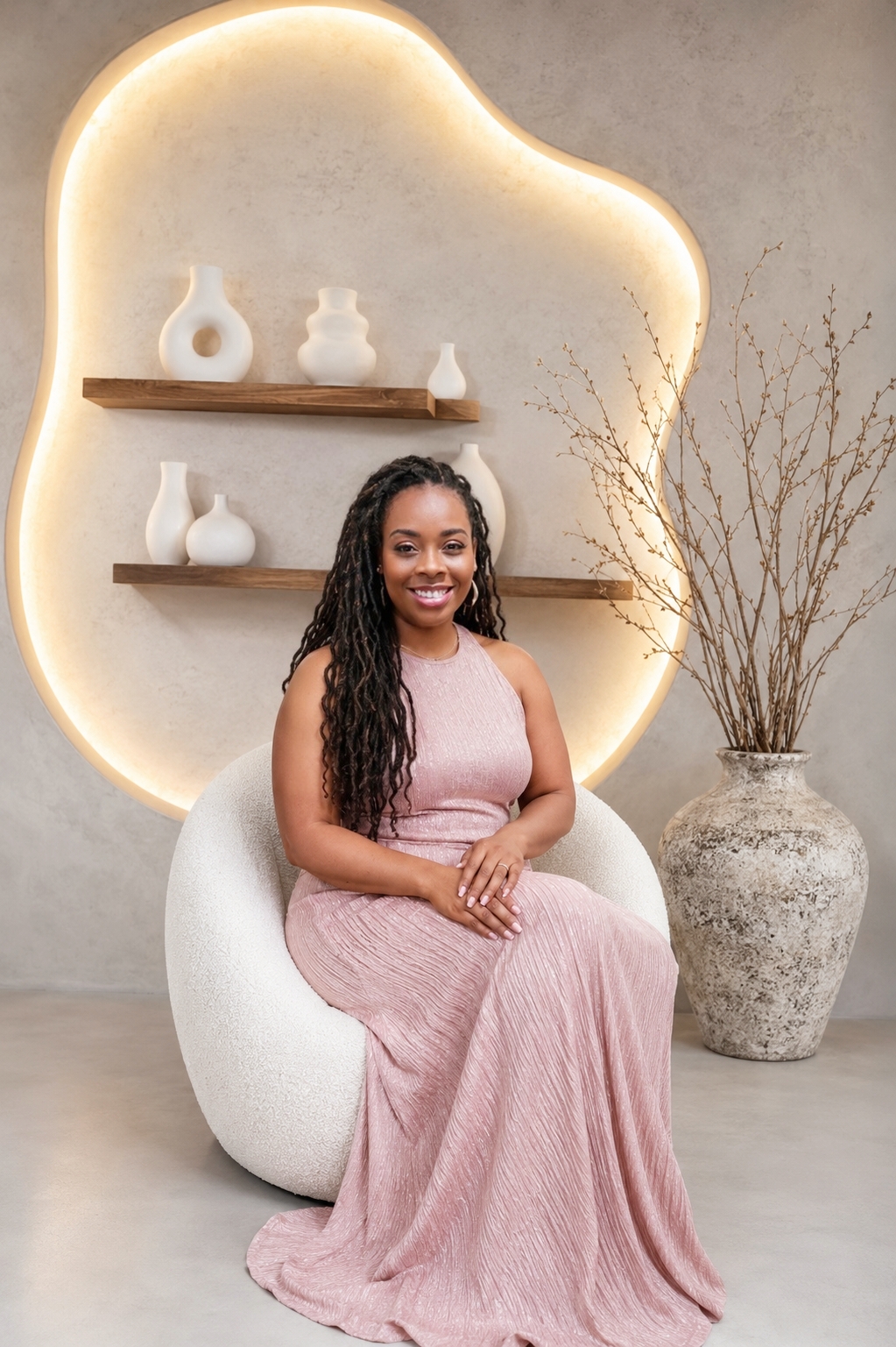 Portrait of Lindy, founder of Digital Biz with Lindy